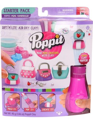 Giochi Preziosi Poppit Mini Handbags Hamur Başlangıç Paketi