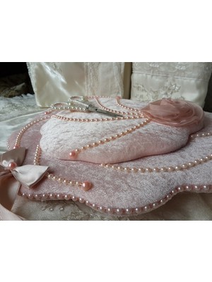 Beyaz Gelincik Tasarım Söz Nişan Ve Yüzük Tepsisi 20