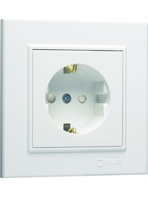 Makel  Karea Çocuk Korumalı Topraklı Priz Makel