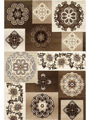 Efsane Halı 080X150 (1,2 M2) İpeksi 7534 070 Patchwork Yolluk