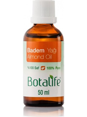 Botalife Saf Doğal Badem Yağı Saç ve Cilt Bakımı İçin 50 ml A ve K Vitamini Zengini