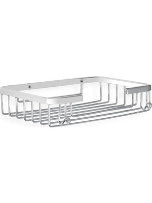Çelik Banyo Tacı Teklı Kare Sampuanlık  22*15 Cm