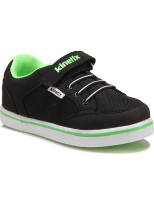 Kinetix PASENA Siyah Neon Yeşil Beyaz Erkek Çocuk Sneaker Ayakkabı