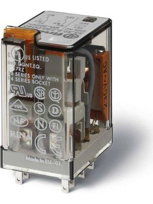 Finder Dört Kontaklı Endüstriyel Röle 220 V. Ac Bobinli (55.34)