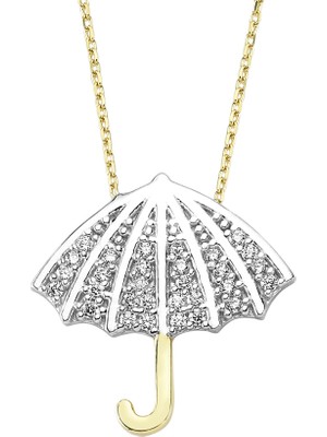 AltınSepeti Altın Şemsiye Kolye AS1044KL