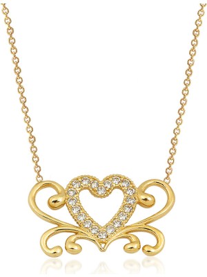 AltınSepeti Altın Kalpli Kolye AS840KL