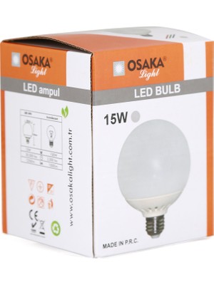 Osakalight 15W-100watt  Led Glob Ampul E27 Beyaz