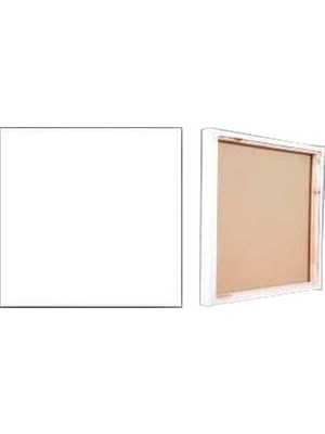 Ponart 30x30 Tuval Beyaz Renkli Universal Quality Özellikli Sanatsal Malzeme