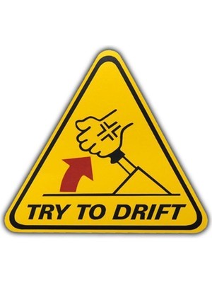 Nettedarikcisi Ozy Drift El Freni Yazı Araba Oto Sticker (11Cm * 12Cm )