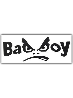 Nettedarikcisi Ozy Bad Boy Yazı Araba Oto Sticker 3Cm * 6Cm )