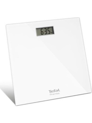 Tefal Premiss Beyaz Cam Banyo Tartısı LCD Ekran ile 150 kg Kapasiteli Ergonomik Kullanım