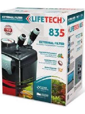 Life Tech 835 Dış Filtre 1000Lt/Saat 3 Sepetli Dolu