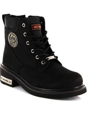 Harley Davidson Jim 
Harley Davidson Jim Unisex Bot Siyah Nubuk