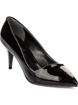 Pembe Potin Kadın Klasik Topuklu Ayakkabı A11901-17