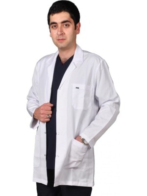 İnci Doktor Hemşire Öğretmen Önlüğü Beyaz Önlük Erkek