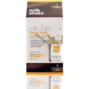 Milk Color Kalıcı Saç Boyası No: 4 Orta Kestane