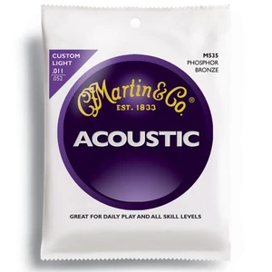 M535 011 Akustik Gitar Tel Seti Yeni Phosphor Bronze Custom Lıght