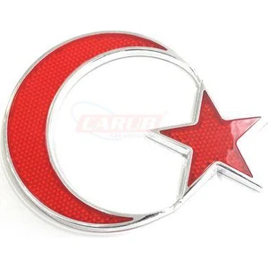 Arma Reflektör Ay Yıldız Kırmızı