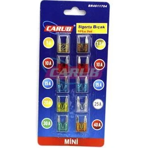 Mini Geçme Fişli Sigorta 10'lu