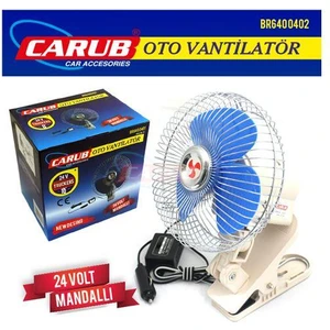 Vantilatör 24V 10 İnch Mandallı Net