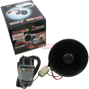 Siren 12V 3 Sesli Elktrnk Mikrofon Krbn