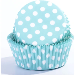 Parti Şöleni Mavi Puanlı Cupcake Kabı 40 Adet