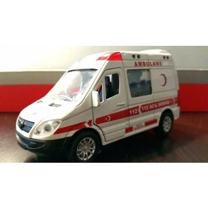 Can Toys Ambulans Sesli Ve Işıklı Metal Araba