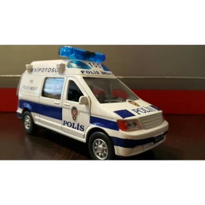 Can Toys Polis Siren Sesli Ve Işıklı Metal Araba