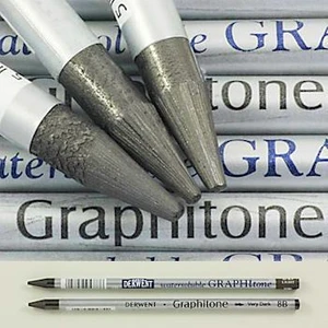 Suda Çözünebilen Ağaçsız Grafit Kalem 8B Very Dark Wash