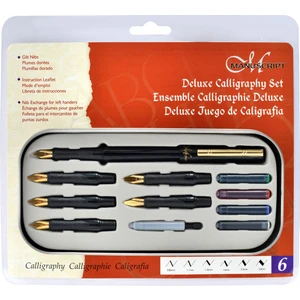 Deluxe Calligraphy Set (6 Uç + 4 Kartuş + Pompa)