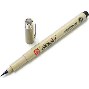 Pigma Brush Pen Çizim Kalemi Fırça Uçlu