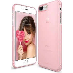 Slim Frost iPhone 7/8 Kılıf Pink - 4 Tarafı Saran Tam Koruma İnce Buzlu Şeffaf