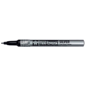 Pen/Touch Paint Marker Fine Yaldızlı Kalem 1.0 Mm Gümüş