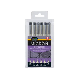 PO(XSDK-6) Pigma Mikron 6'lı Set Çizim Kalemi