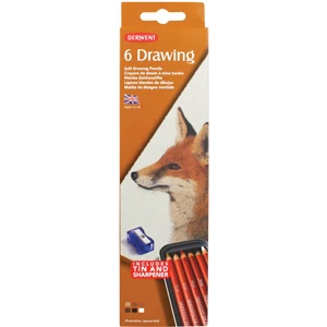 Drawing Pencils Renkli Çizim Kalem Seti 6'Lı Teneke Kutu
