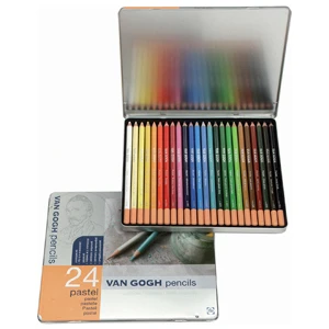 Van Gogh Pastel Kalem 24 Renk Metal Kutu