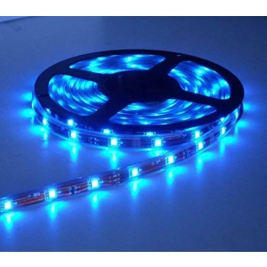 Led Şerit 5050 Mavi İç Mekan 3 Çipli 5Mt 60 Ledli