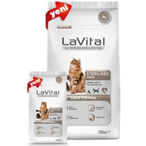 La Vital Cat Adult Sterilised Lamb Kuzu Etli Kısırlaştırılmış Yetişkin Kedi Maması 1,5 Kg