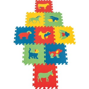 Eğitici Polietilen Oyun Matı -Hayvanlar