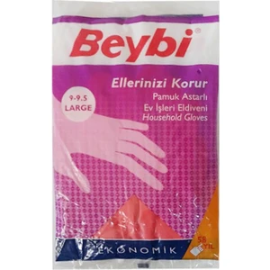 Ev İşleri Eldiveni (Pamuk Astarlı) Büyük Boy