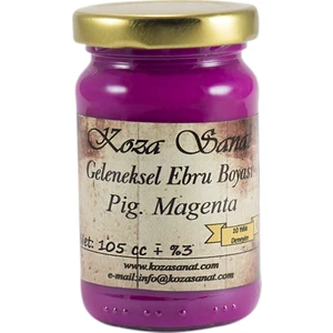 Ebru Boyası - Ezilmiş Boya Pigment Magenta 105 Cc