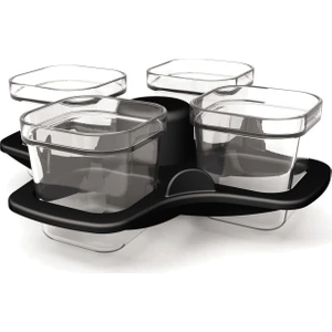 XA7020 Actifry Fitöz Pişirme Kapları 4 Adet Cam Kap - 1510001084