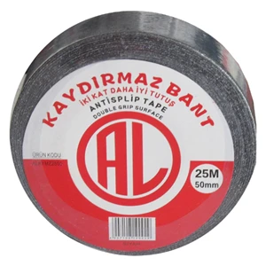 Kaydırmaz Zemin Merdiven Kaydırmaz Bant 25Mx50Mm Siyah
