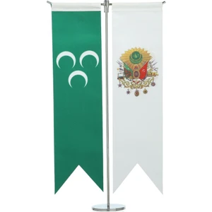 Ekin Bayrakçılık Osmanlı Tuğrası ve Osmanlı Masa Bayrağı İkili Takım