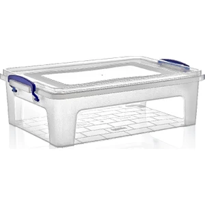 Clear Box Kilitli Saklama Kabı 10 Lt