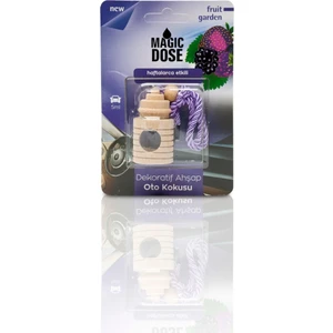Magic Dose Dekoratif Ahşap Ayna Süsü''Kokulu'' Fruit Garden