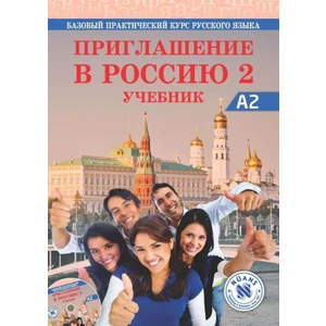 Priglasheniye V Rossiyu 2 Uchebnik +Cd A2 (Приглашение В Россию 2) Rusça Ders Kitabı