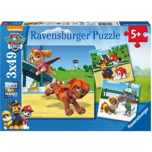 3x49 Parça Paw Patrol Puzzle