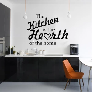 The Kitchen is the Hearth Duvar Sticker