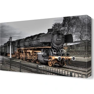Dekor Sevgisi Dekoratif Tren Tablosu 45x30 cm